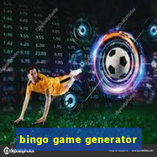 bingo game generator