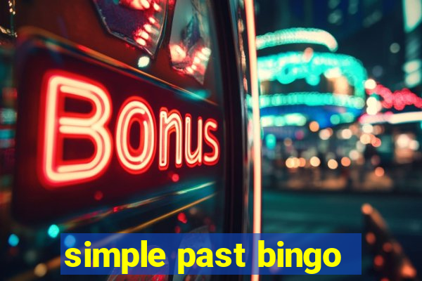 simple past bingo