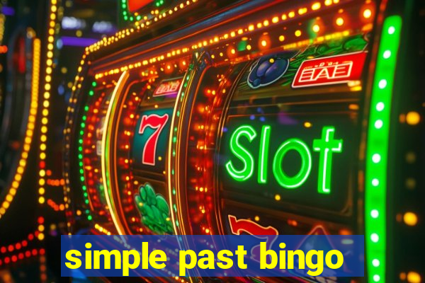 simple past bingo