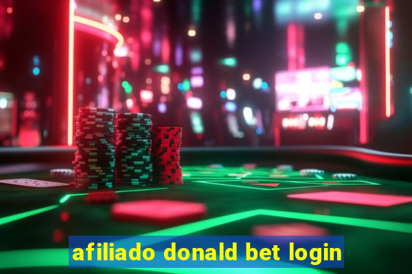 afiliado donald bet login