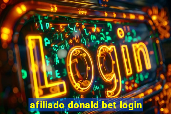 afiliado donald bet login