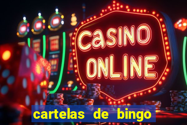 cartelas de bingo para chá de bebê