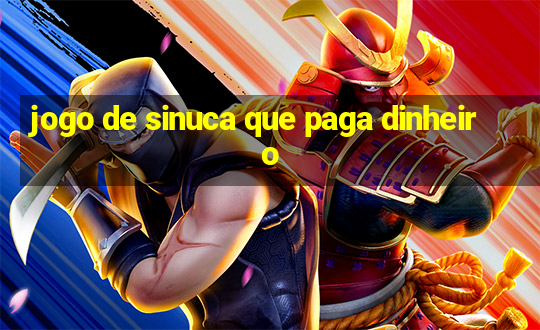 jogo de sinuca que paga dinheiro