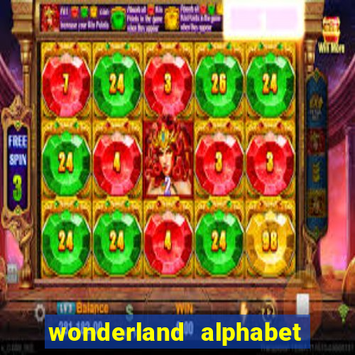 wonderland alphabet comic studio