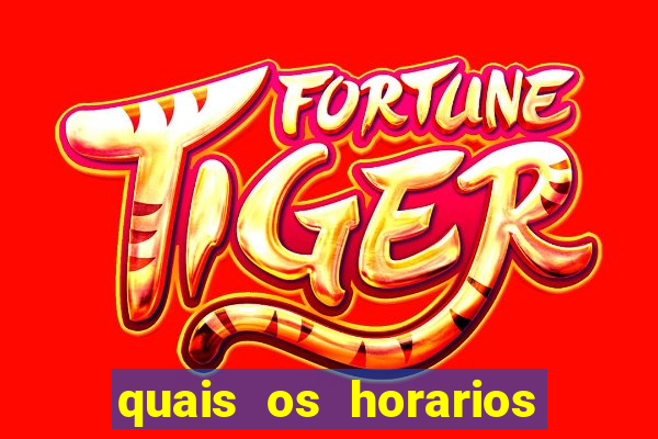 quais os horarios para jogar fortune tiger