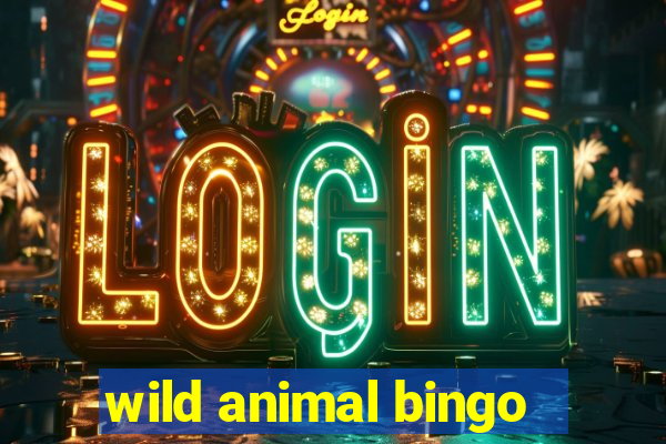 wild animal bingo