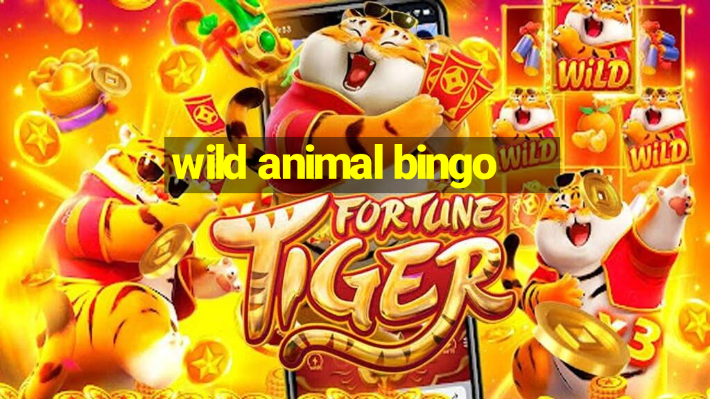 wild animal bingo