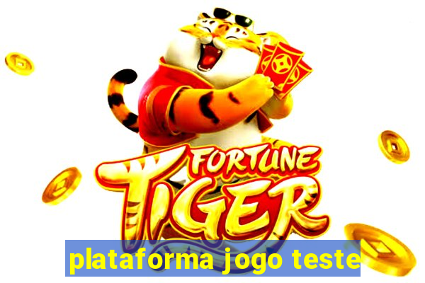 plataforma jogo teste