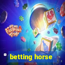 betting horse