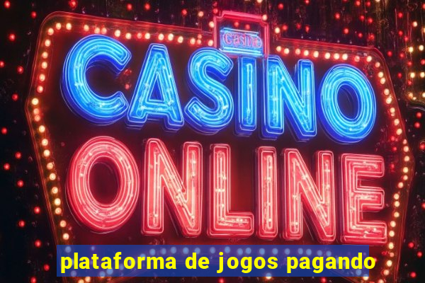 plataforma de jogos pagando