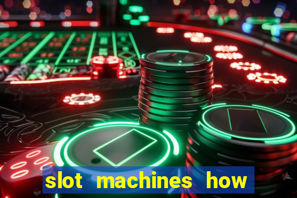 slot machines how to play