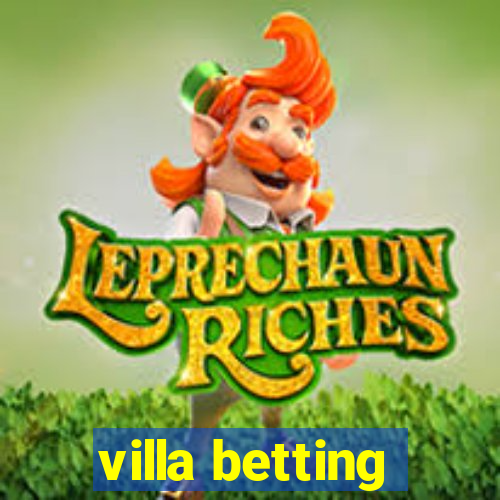 villa betting