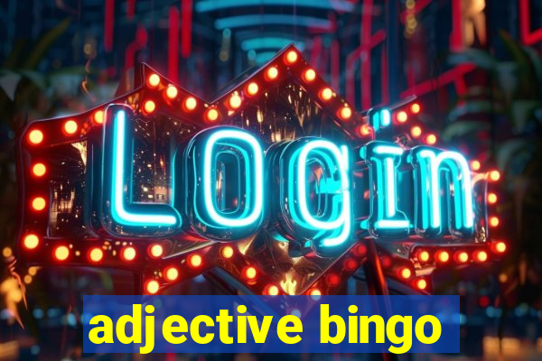 adjective bingo