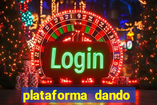 plataforma dando bonus no cadastro