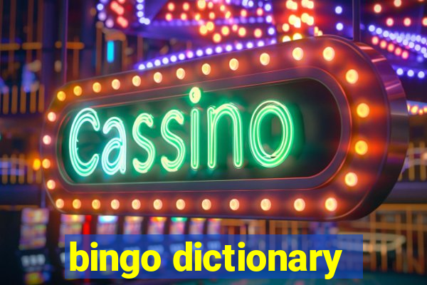 bingo dictionary