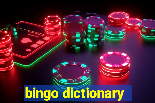 bingo dictionary