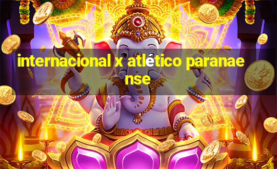 internacional x atlético paranaense