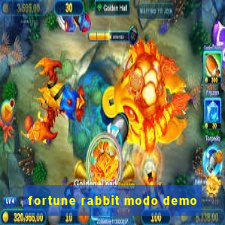 fortune rabbit modo demo