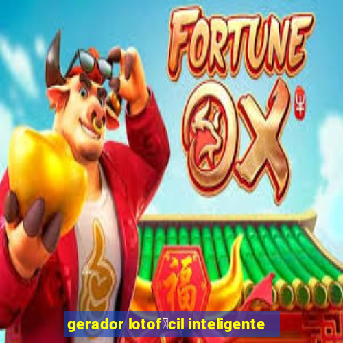 gerador lotof谩cil inteligente