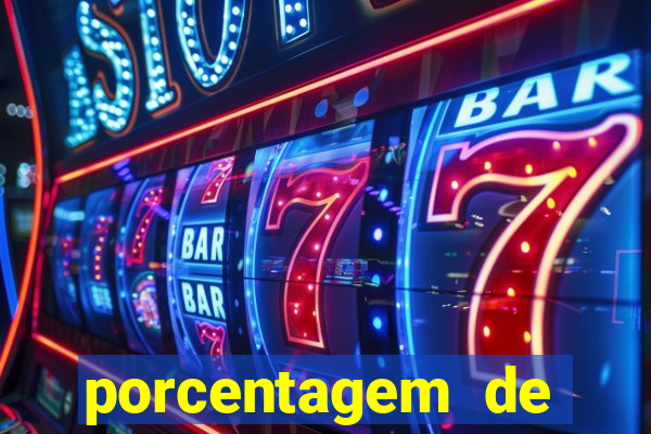 porcentagem de ganhos slots