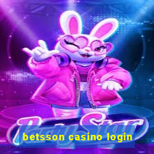 betsson casino login