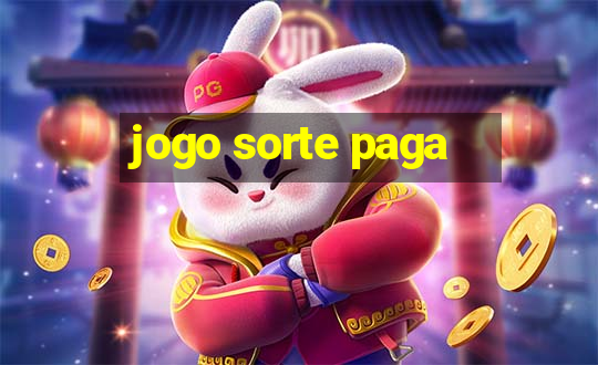 jogo sorte paga