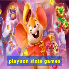 playson slots games