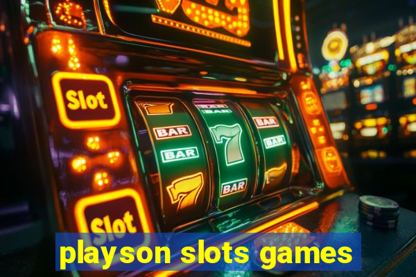 playson slots games