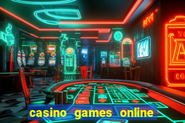 casino games online free play slot