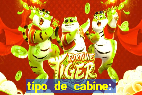 tipo de cabine: bingo interna