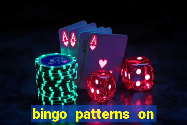 bingo patterns on slot machines