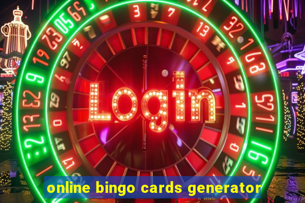 online bingo cards generator