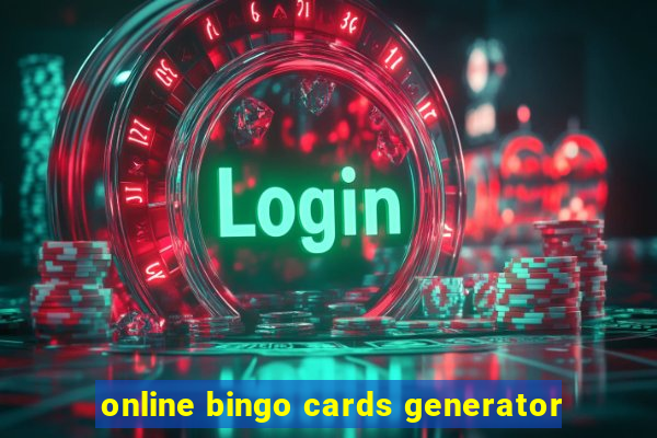 online bingo cards generator