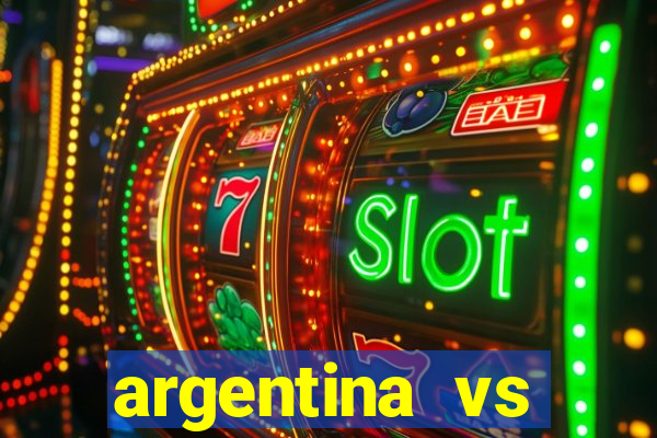 argentina vs colombia ao vivo