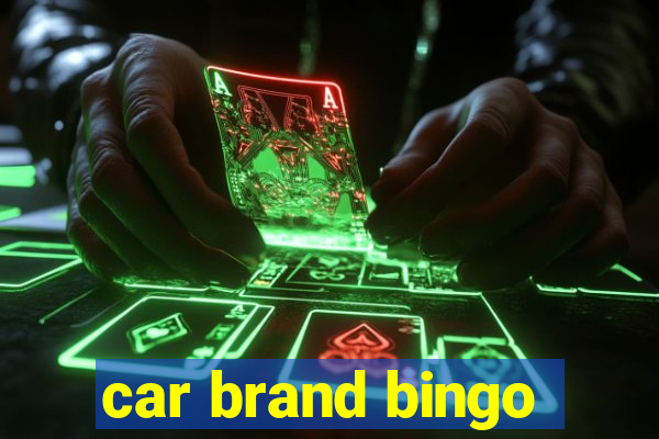 car brand bingo