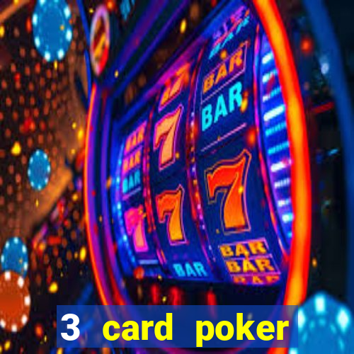 3 card poker casino odds