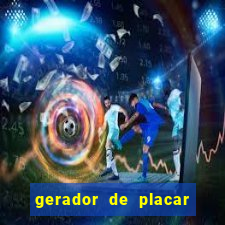 gerador de placar de futebol