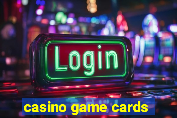 casino game cards