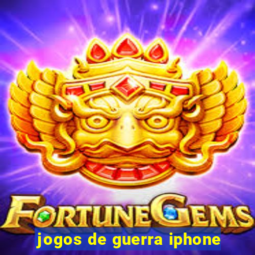 jogos de guerra iphone