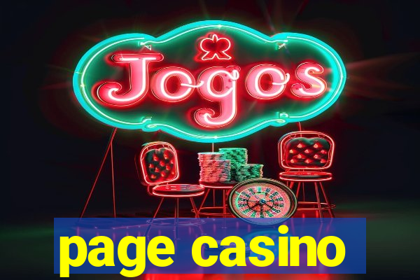 page casino