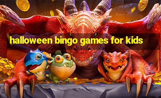 halloween bingo games for kids