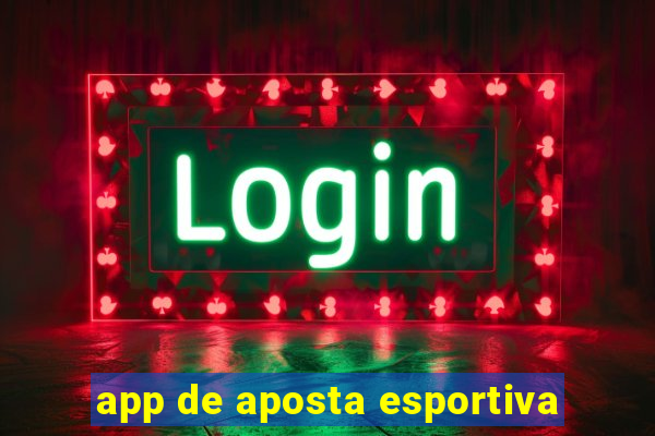 app de aposta esportiva