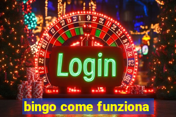 bingo come funziona