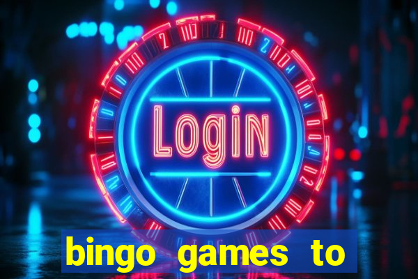 bingo games to play for free