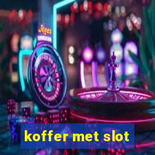 koffer met slot