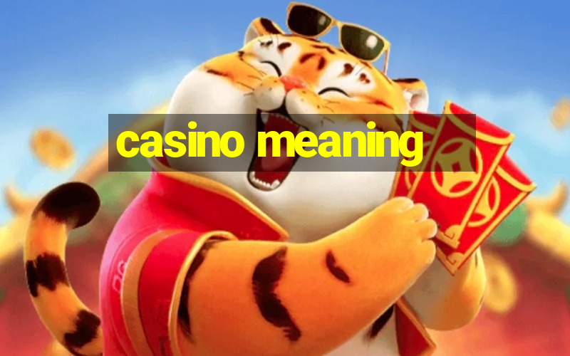 casino meaning