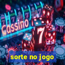 sorte no jogo