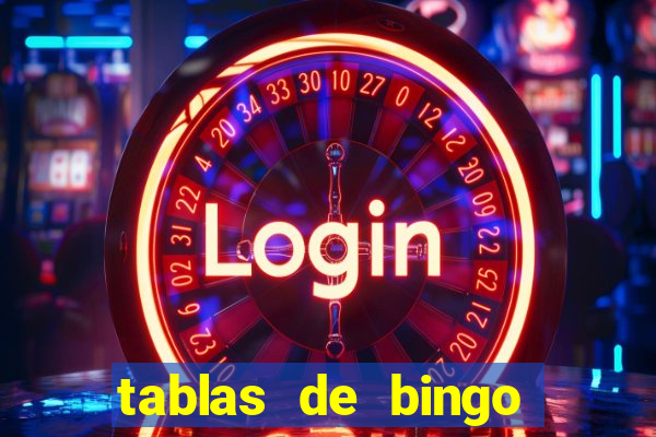 tablas de bingo para imprimir en excel