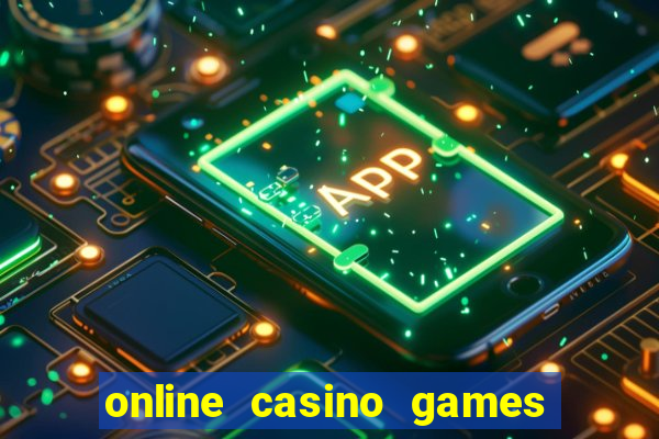 online casino games real money