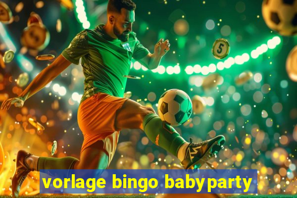 vorlage bingo babyparty